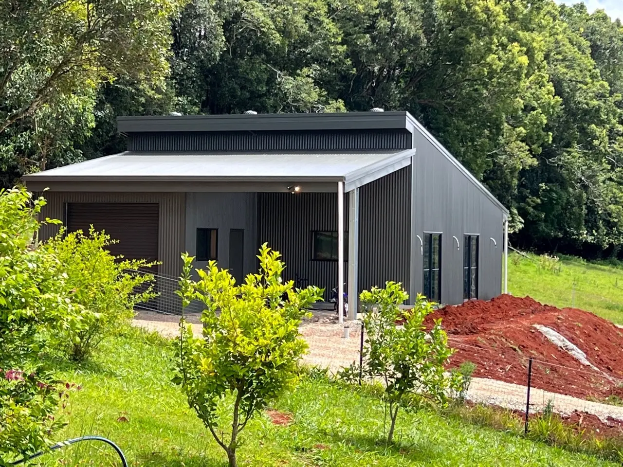 Northern Rivers Skillion Shed with Lean To
