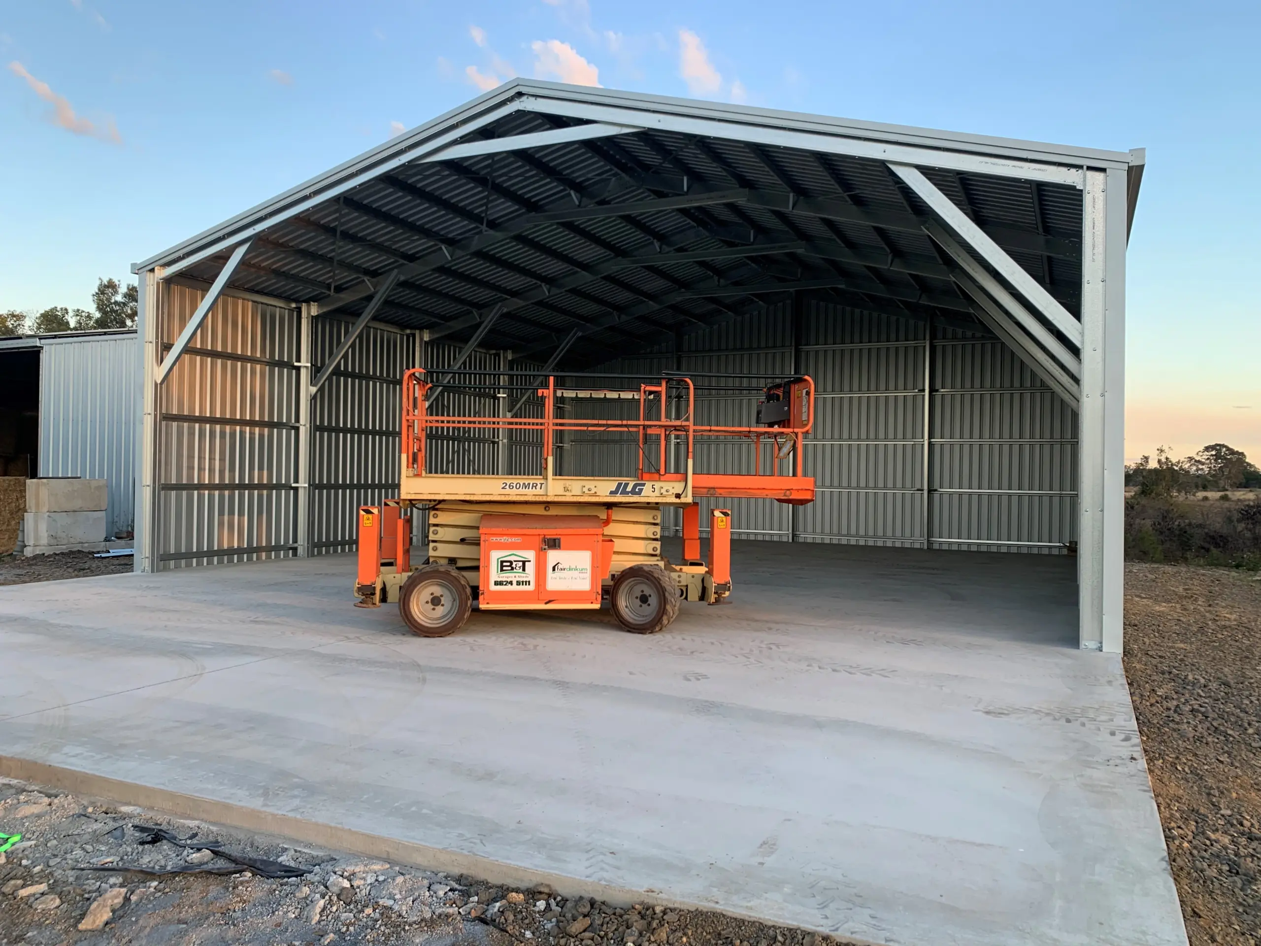 Northern Rivers Zincalume Farm Shed