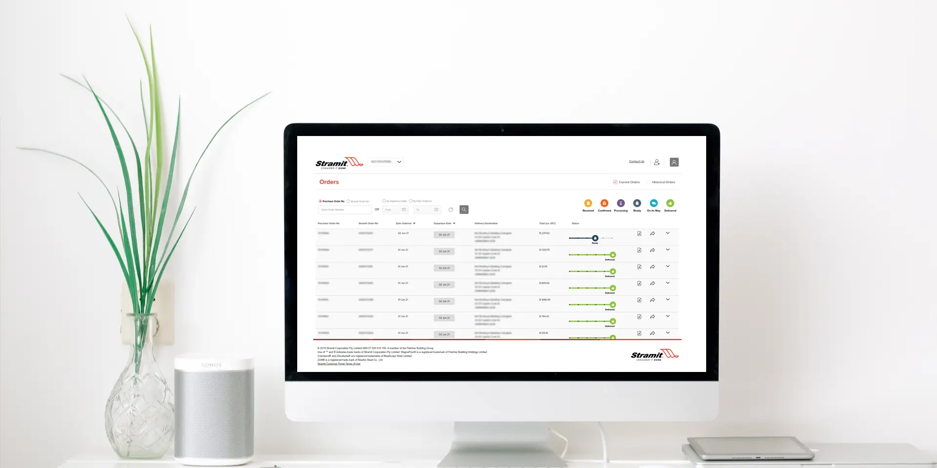 customer portal web banner