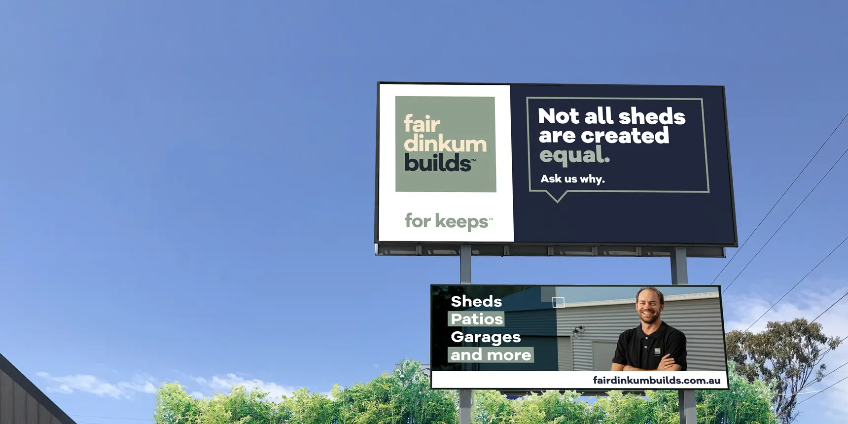 fair dinkum builds launch banner