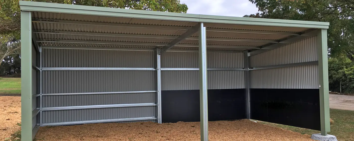 paddock shelter banner